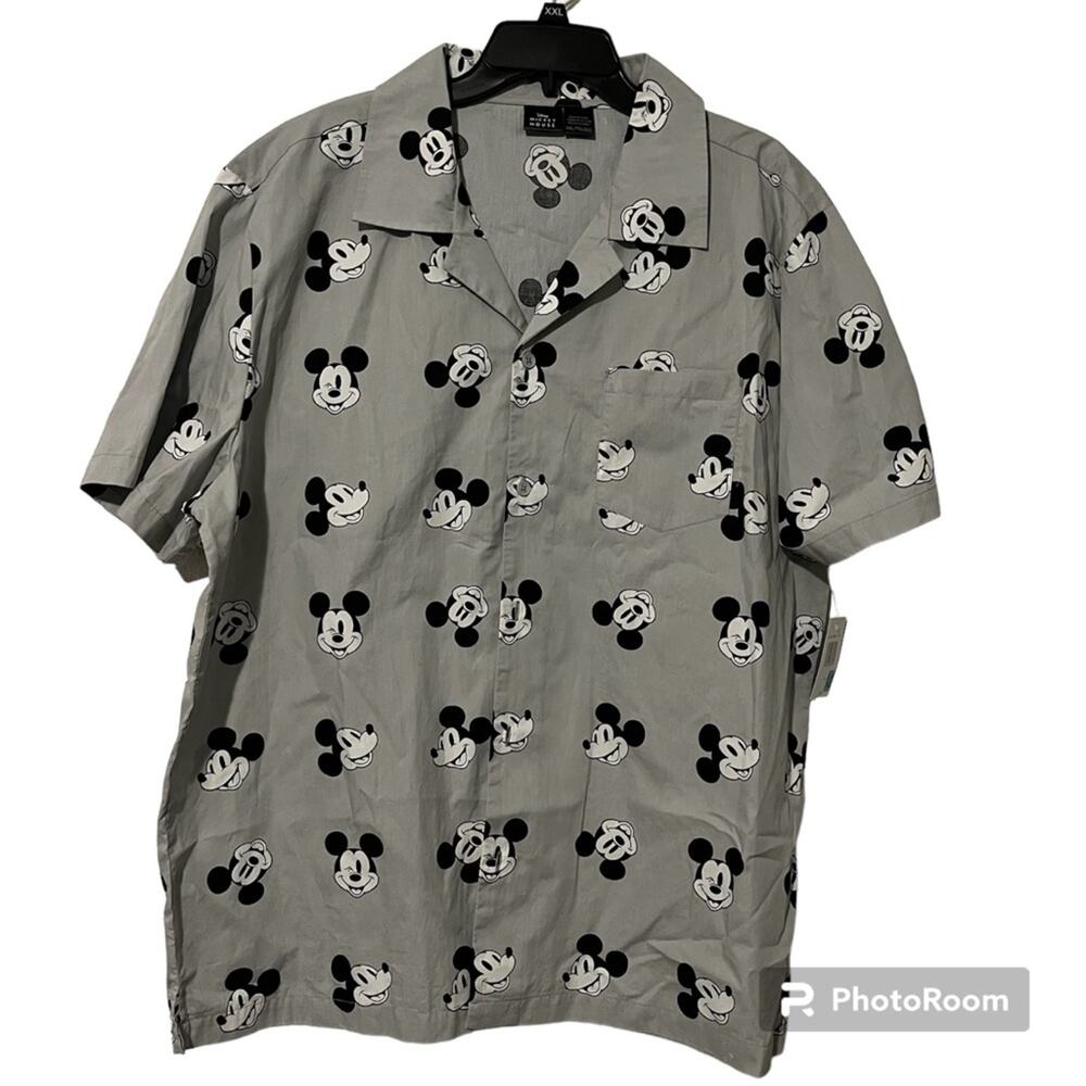 Disney Mickey Mouse Button Up Shirt XXL